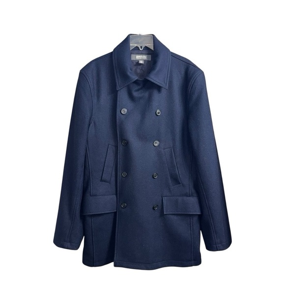 Kenneth Cole Reaction (EUC) Men’s Wool Blend Coat Size Large - Picture 3 of 8